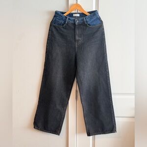 OAK + FORT Blue and Black Denim Jeans